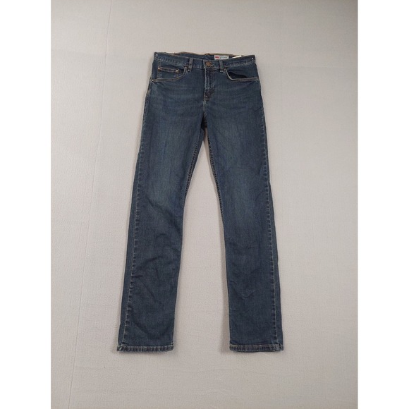 Wrangler Other - Wrangler Men Jeans 30X32 Blue Zip Button 5 Pockets Stretch Slim Straight Casual